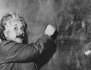 Albert Einstein. Kuva: Wikimedia commons.