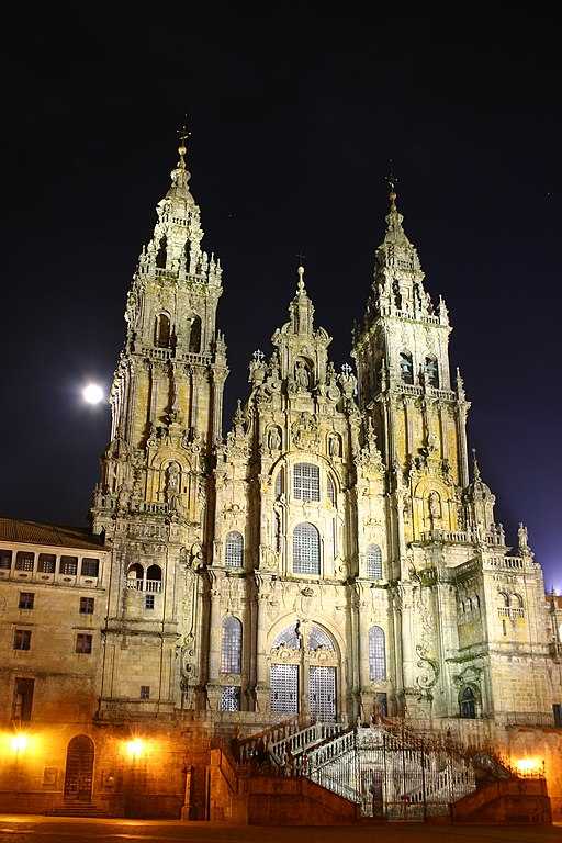 Santiago de Compostelan katedraali. Kuva: Wikimedia Commons.